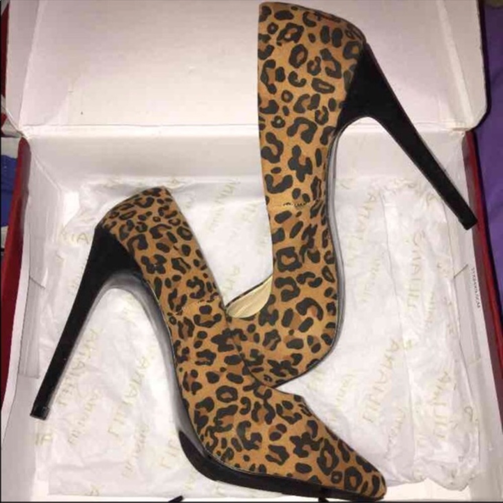 Liliana leopard print pointed-toe pumps